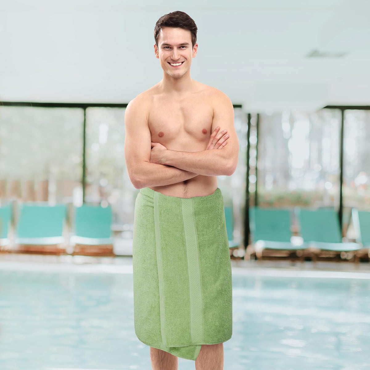 Medium Bath Towels, 24x48 in, 500 GSM Cotton, White | Highly Absorbent, Quick-Drying, Ideal for Hotel, Spa & Home Bathroom