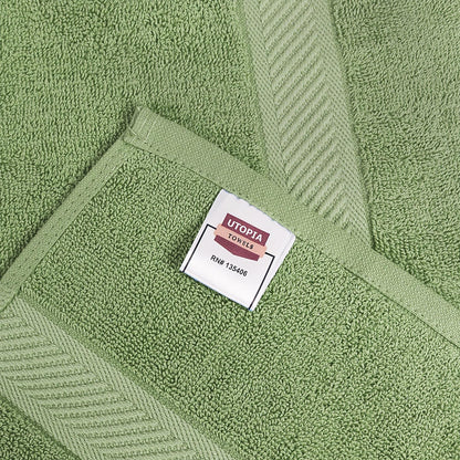 Medium Bath Towels, 24x48 in, 500 GSM Cotton, White | Highly Absorbent, Quick-Drying, Ideal for Hotel, Spa & Home Bathroom