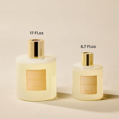 Reed Diffuser - Cashmere Vanilla 6.7 fl oz Reed Diffuser for Bedroom Bathroom Home Décor