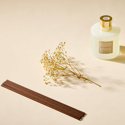 Reed Diffuser - Cashmere Vanilla 6.7 fl oz Reed Diffuser for Bedroom Bathroom Home Décor