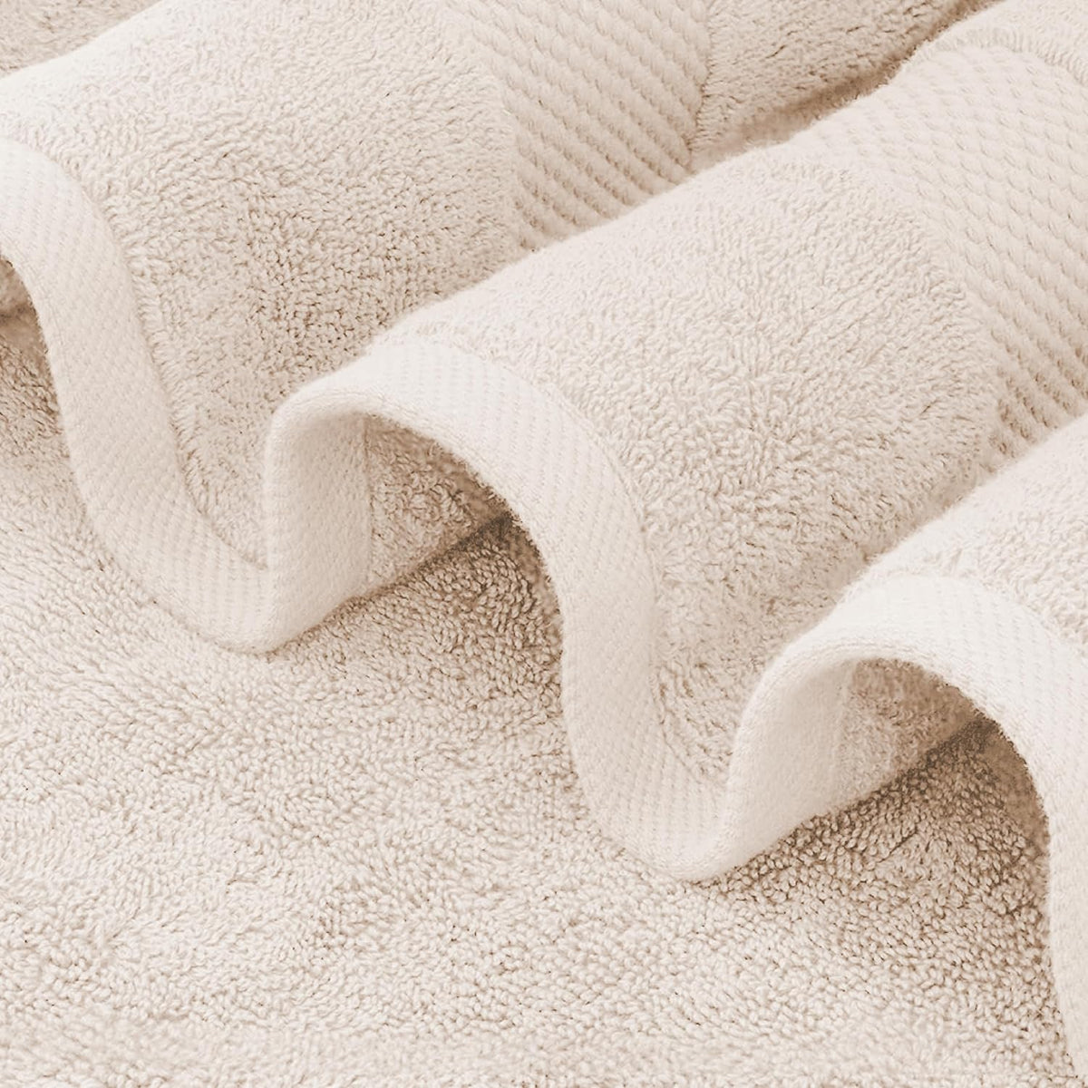 100% Organic Cotton Towels 650 GSM Plush Feather Touch Quick Dry Bath Towel, Pack of 4 GOTS Certified, Oeko-Tex Green Certified, Organic Cotton Bath Towel, 30"X58"