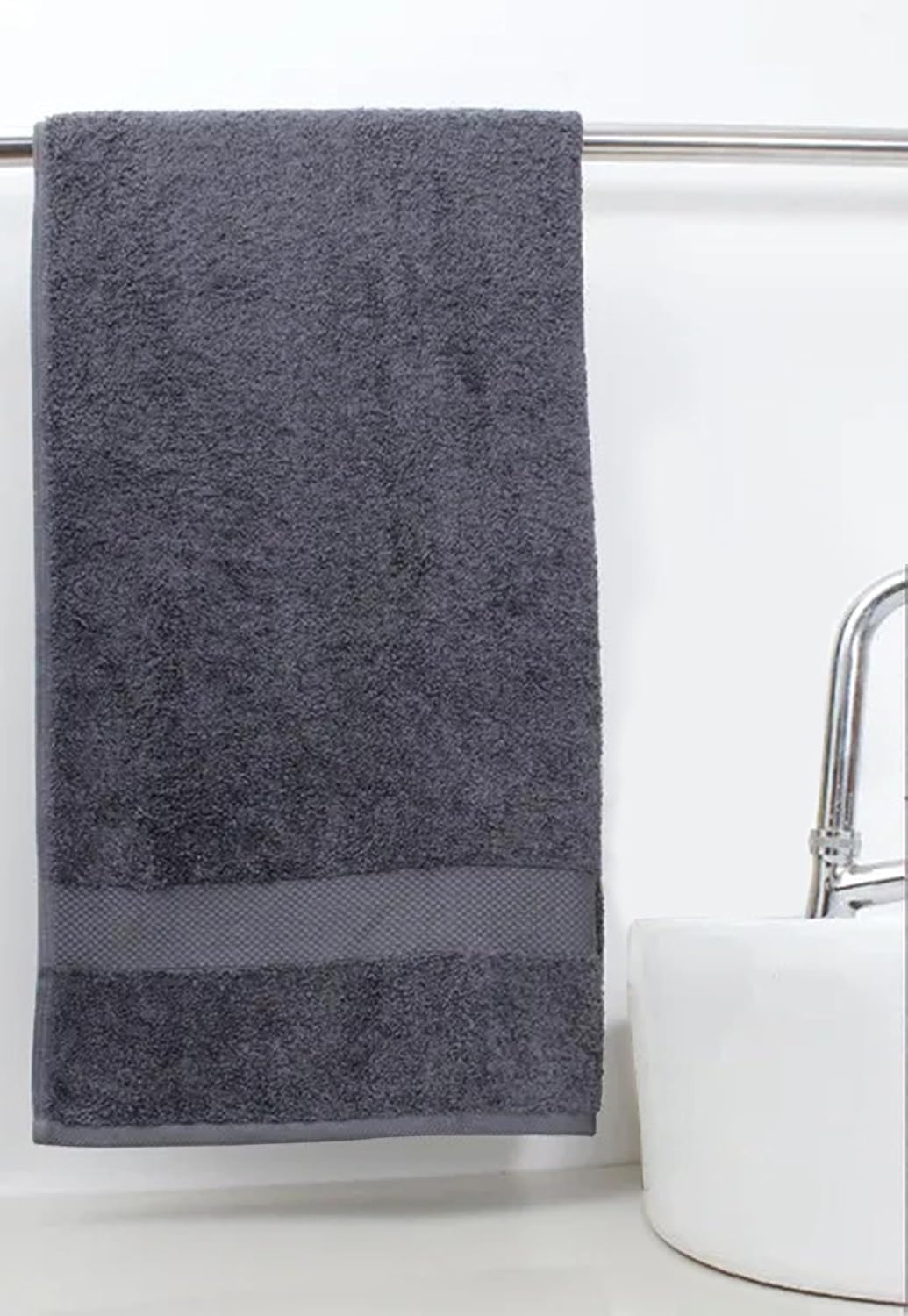 100% Organic Cotton Towels 650 GSM Plush Feather Touch Quick Dry Bath Towel, Pack of 4 GOTS Certified, Oeko-Tex Green Certified, Organic Cotton Bath Towel, 30"X58"