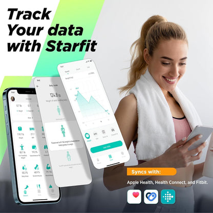 Scale for Body Weight and Fat Percentage, Digital Accurate Bathroom Smart Scale with Large Display, FSA&HSA Eligible 13 Body Composition Analyzer Sync App
