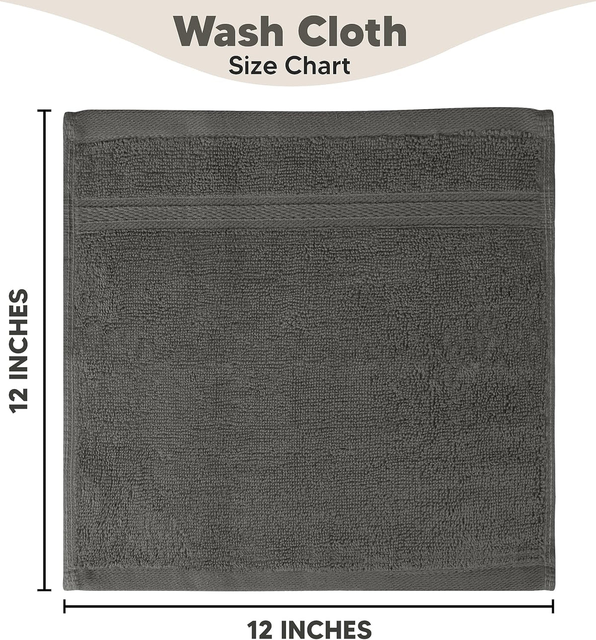 Towel and Linen Mart 100% Cotton 6 Pack Bath Towel Set, Quick Dry, Super Absorbent, Light Weight, Soft, (27 x 54 Pack of 6) Beige, White, Grey, Sky Blue, SAGE Green, Navy