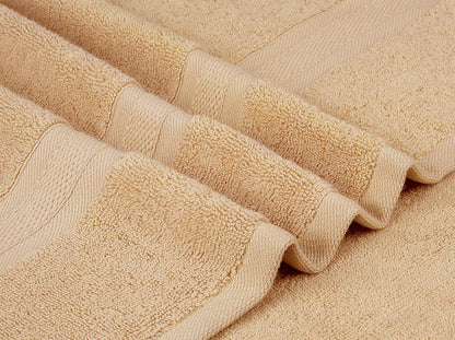 Towel and Linen Mart 100% Cotton 6 Pack Bath Towel Set, Quick Dry, Super Absorbent, Light Weight, Soft, (27 x 54 Pack of 6) Beige, White, Grey, Sky Blue, SAGE Green, Navy