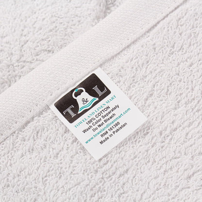Towel and Linen Mart 100% Cotton 6 Pack Bath Towel Set, Quick Dry, Super Absorbent, Light Weight, Soft, (27 x 54 Pack of 6) Beige, White, Grey, Sky Blue, SAGE Green, Navy