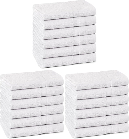 Towel and Linen Mart 100% Cotton 6 Pack Bath Towel Set, Quick Dry, Super Absorbent, Light Weight, Soft, (27 x 54 Pack of 6) Beige, White, Grey, Sky Blue, SAGE Green, Navy