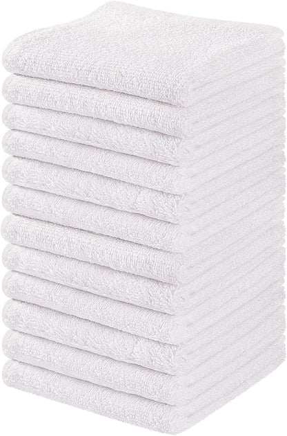 Towel and Linen Mart 100% Cotton 6 Pack Bath Towel Set, Quick Dry, Super Absorbent, Light Weight, Soft, (27 x 54 Pack of 6) Beige, White, Grey, Sky Blue, SAGE Green, Navy