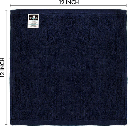 Towel and Linen Mart 100% Cotton 6 Pack Bath Towel Set, Quick Dry, Super Absorbent, Light Weight, Soft, (27 x 54 Pack of 6) Beige, White, Grey, Sky Blue, SAGE Green, Navy