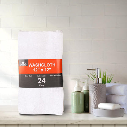 Towel and Linen Mart 100% Cotton 6 Pack Bath Towel Set, Quick Dry, Super Absorbent, Light Weight, Soft, (27 x 54 Pack of 6) Beige, White, Grey, Sky Blue, SAGE Green, Navy