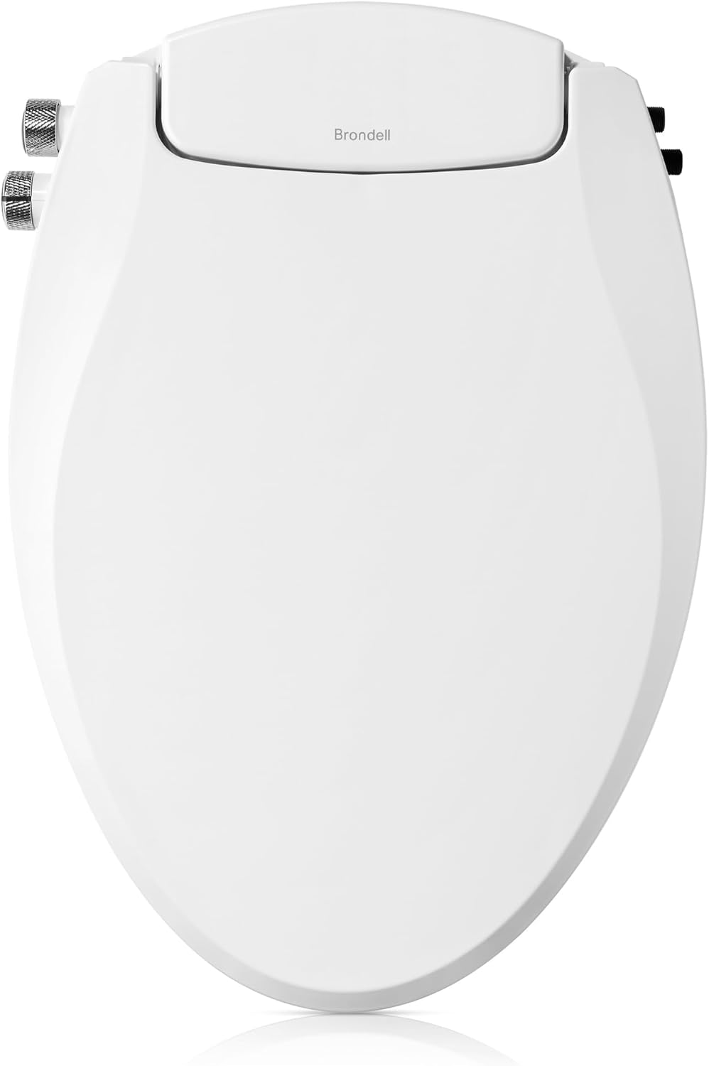 Bidet Toilet Seat Non-Electric Swash Ecoseat, Fits Elongated Toilets, White - Dual Nozzle System, Ambient Water Temperature - Bidet with Easy Installation