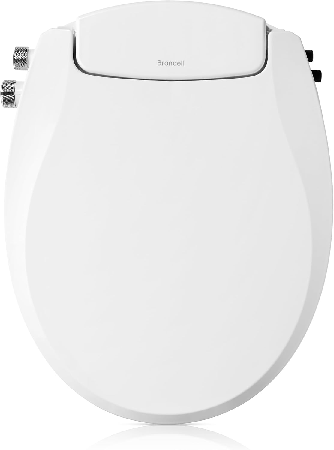 Bidet Toilet Seat Non-Electric Swash Ecoseat, Fits Elongated Toilets, White - Dual Nozzle System, Ambient Water Temperature - Bidet with Easy Installation