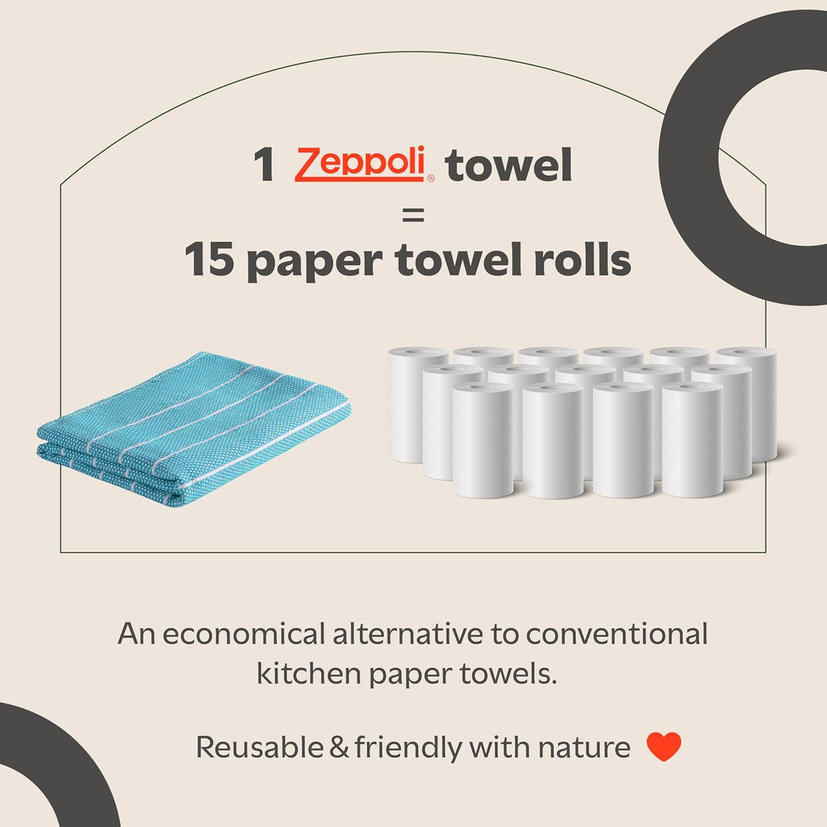 Classic Dish Towels - 15 Pack - 14" by 25" - 100% Cotton Kitchen Towels - Reusable Bulk Cleaning Cloths - Blue Hand Towels - Super Absorbent - Machine Washable
