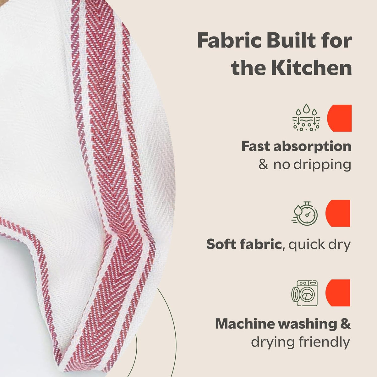 Classic Dish Towels - 15 Pack - 14" by 25" - 100% Cotton Kitchen Towels - Reusable Bulk Cleaning Cloths - Blue Hand Towels - Super Absorbent - Machine Washable