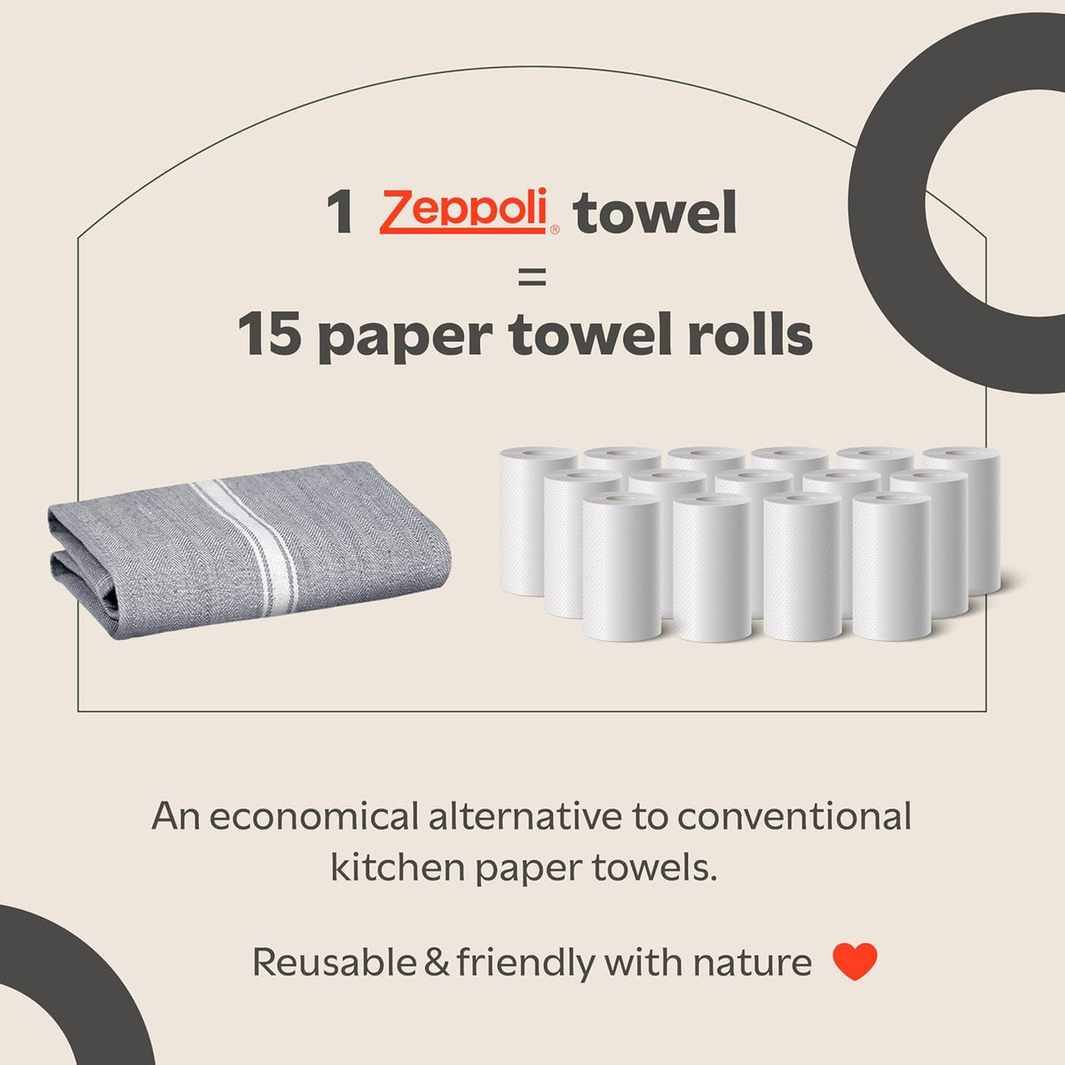 Classic Dish Towels - 15 Pack - 14" by 25" - 100% Cotton Kitchen Towels - Reusable Bulk Cleaning Cloths - Blue Hand Towels - Super Absorbent - Machine Washable