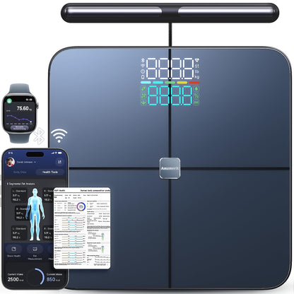 Smart Scale for Body Weight with Handle, Body Composition Analyzer