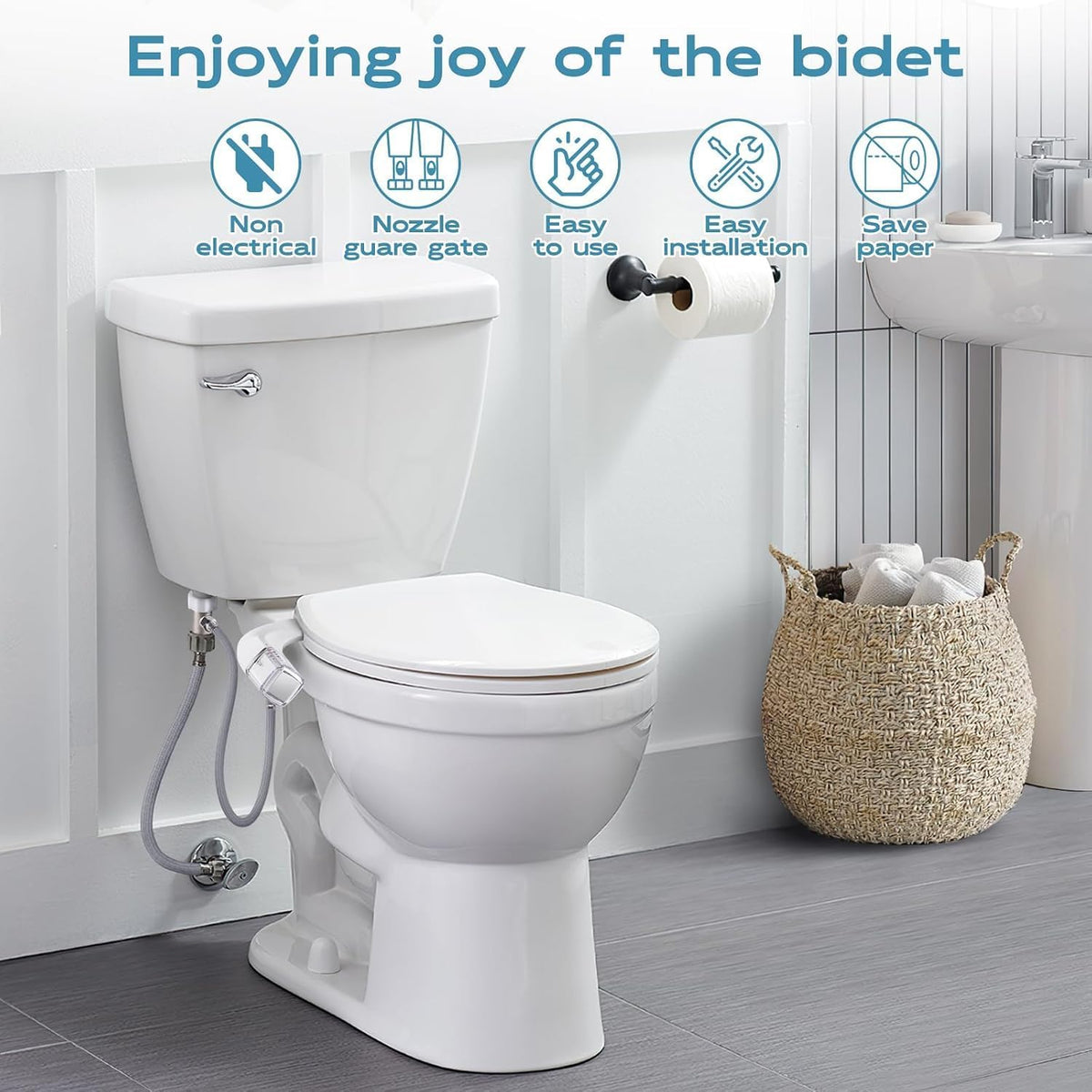 Bidet Dual Mode Bidet Attachment for Toilet(Feminine/Rear Wash)