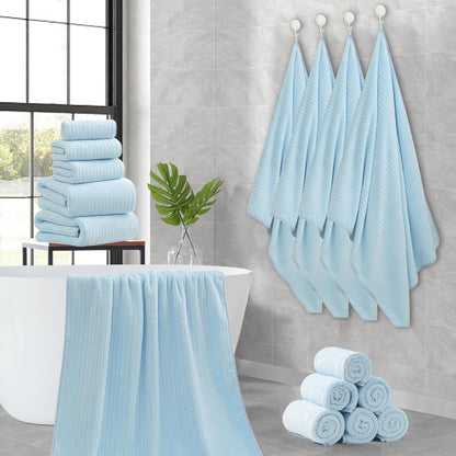 Grey Hand Towels Set 16x31 Inches,Soft Microfibers Bathroom Towel Set 2 Pack,Highly Absorbent Quick Dry Luxury Towel Hotel Spa Gym Hand Towel Collection for Bathroom