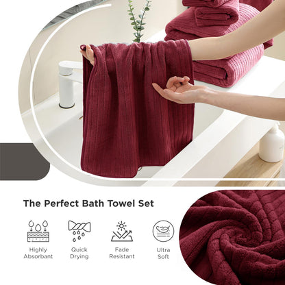 Grey Hand Towels Set 16x31 Inches,Soft Microfibers Bathroom Towel Set 2 Pack,Highly Absorbent Quick Dry Luxury Towel Hotel Spa Gym Hand Towel Collection for Bathroom