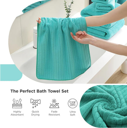Grey Hand Towels Set 16x31 Inches,Soft Microfibers Bathroom Towel Set 2 Pack,Highly Absorbent Quick Dry Luxury Towel Hotel Spa Gym Hand Towel Collection for Bathroom