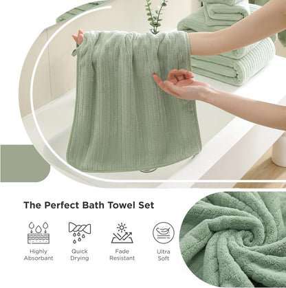Grey Hand Towels Set 16x31 Inches,Soft Microfibers Bathroom Towel Set 2 Pack,Highly Absorbent Quick Dry Luxury Towel Hotel Spa Gym Hand Towel Collection for Bathroom