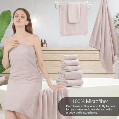 Grey Hand Towels Set 16x31 Inches,Soft Microfibers Bathroom Towel Set 2 Pack,Highly Absorbent Quick Dry Luxury Towel Hotel Spa Gym Hand Towel Collection for Bathroom