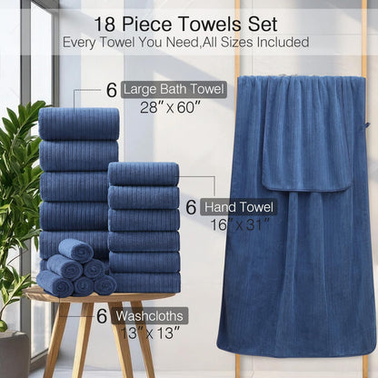 Grey Hand Towels Set 16x31 Inches,Soft Microfibers Bathroom Towel Set 2 Pack,Highly Absorbent Quick Dry Luxury Towel Hotel Spa Gym Hand Towel Collection for Bathroom