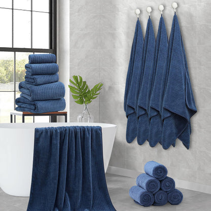 Grey Hand Towels Set 16x31 Inches,Soft Microfibers Bathroom Towel Set 2 Pack,Highly Absorbent Quick Dry Luxury Towel Hotel Spa Gym Hand Towel Collection for Bathroom