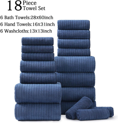 Grey Hand Towels Set 16x31 Inches,Soft Microfibers Bathroom Towel Set 2 Pack,Highly Absorbent Quick Dry Luxury Towel Hotel Spa Gym Hand Towel Collection for Bathroom