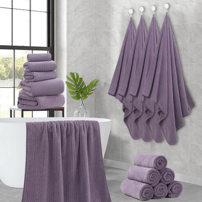 Grey Hand Towels Set 16x31 Inches,Soft Microfibers Bathroom Towel Set 2 Pack,Highly Absorbent Quick Dry Luxury Towel Hotel Spa Gym Hand Towel Collection for Bathroom