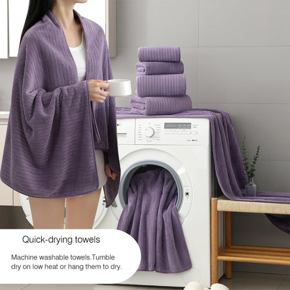 Grey Hand Towels Set 16x31 Inches,Soft Microfibers Bathroom Towel Set 2 Pack,Highly Absorbent Quick Dry Luxury Towel Hotel Spa Gym Hand Towel Collection for Bathroom