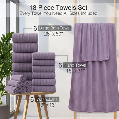 Grey Hand Towels Set 16x31 Inches,Soft Microfibers Bathroom Towel Set 2 Pack,Highly Absorbent Quick Dry Luxury Towel Hotel Spa Gym Hand Towel Collection for Bathroom