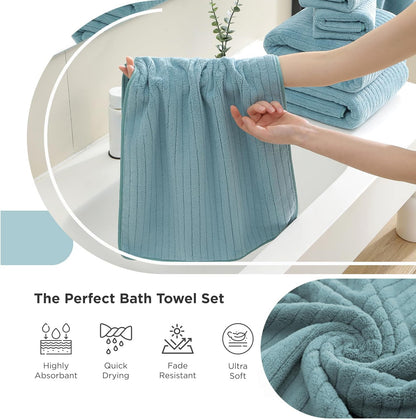 Grey Hand Towels Set 16x31 Inches,Soft Microfibers Bathroom Towel Set 2 Pack,Highly Absorbent Quick Dry Luxury Towel Hotel Spa Gym Hand Towel Collection for Bathroom