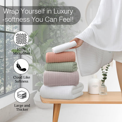 Grey Hand Towels Set 16x31 Inches,Soft Microfibers Bathroom Towel Set 2 Pack,Highly Absorbent Quick Dry Luxury Towel Hotel Spa Gym Hand Towel Collection for Bathroom