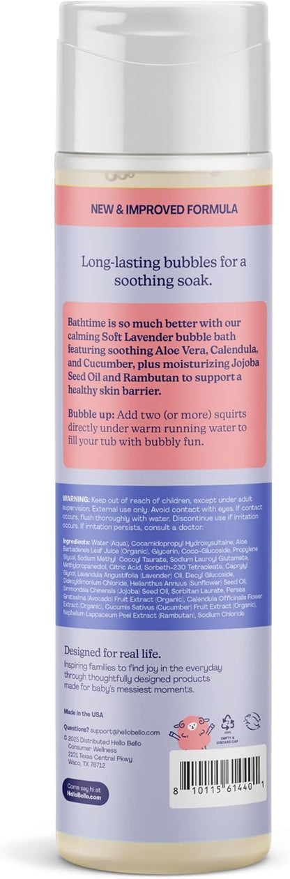 Baby Bubble Bath, Soothing Soft Lavender Scent, 10oz