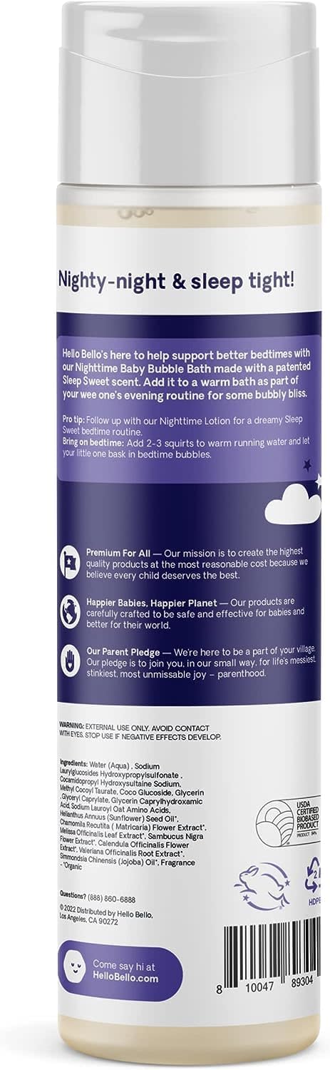 Baby Bubble Bath, Soothing Soft Lavender Scent, 10oz