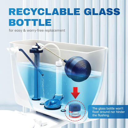 Toilet Bowl Cleaner Bottles, 3 Pack, Long-Lasting Clean