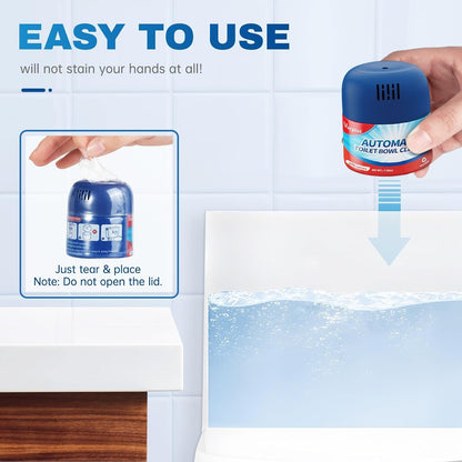 Toilet Bowl Cleaner Bottles, 3 Pack, Long-Lasting Clean
