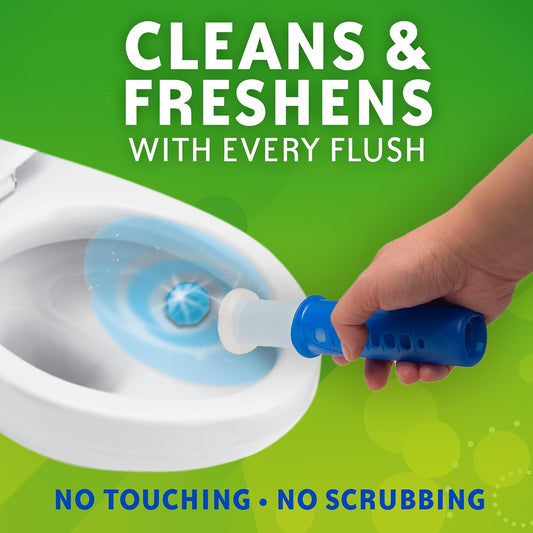 Fresh Gel Automatic Toilet Bowl Cleaner, Rainshower, 6 Ct