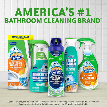 Fresh Gel Automatic Toilet Bowl Cleaner, Rainshower, 6 Ct