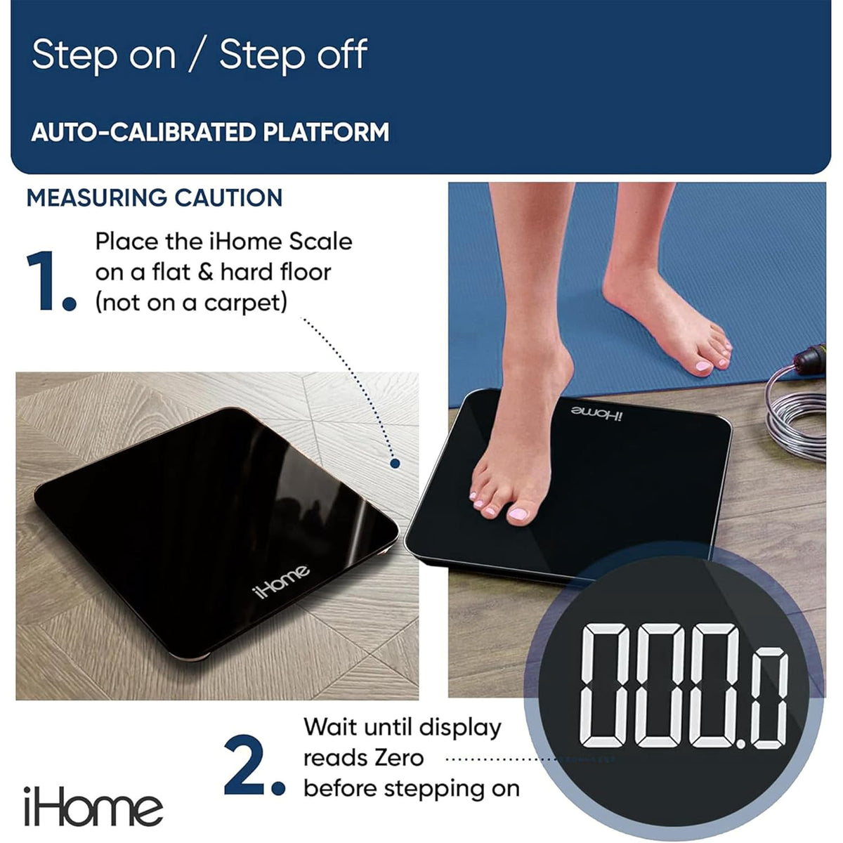Digital Bluetooth Smart Scale for Body Weight, Weight Scale, Including BMI, Body Fat, Muscle Mass, Batteries Included (Black Smart Bluetooth)