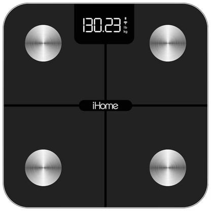Digital Bluetooth Smart Scale for Body Weight, Weight Scale, Including BMI, Body Fat, Muscle Mass, Batteries Included (Black Smart Bluetooth)