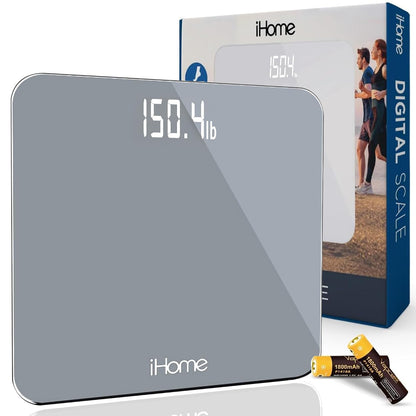 Digital Bluetooth Smart Scale for Body Weight, Weight Scale, Including BMI, Body Fat, Muscle Mass, Batteries Included (Black Smart Bluetooth)