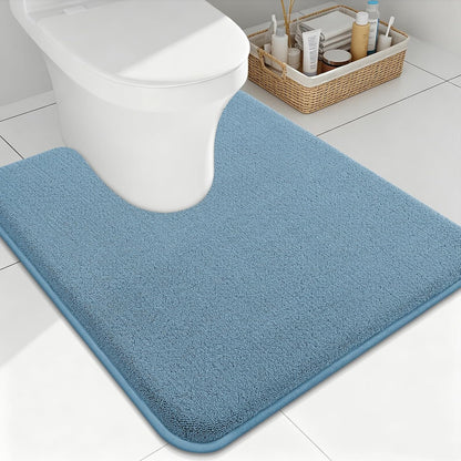 Memory Foam Bath Mat 30x20, Extra Soft Absorbent Bathroom Rugs - Colors B