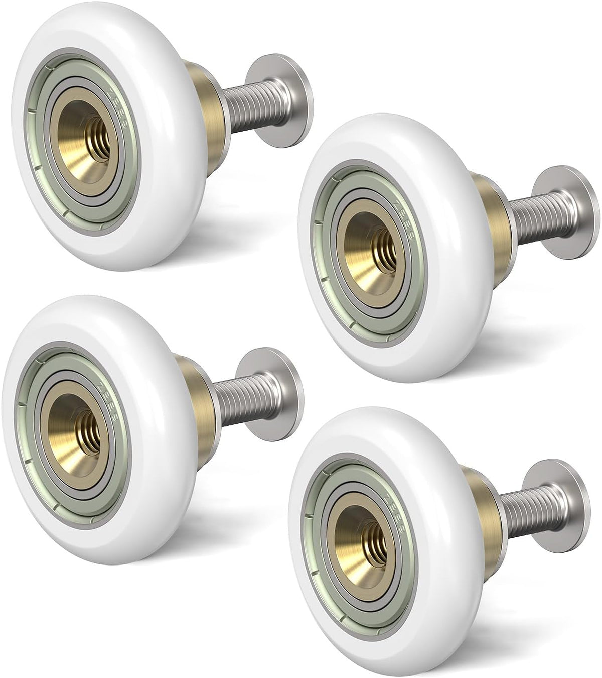Sliding Shower Door Rollers Replacement, 19mm Diameter Nylon Wheels