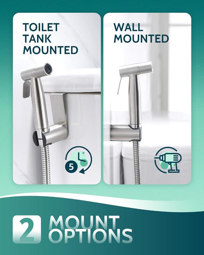 Handheld Bidet Sprayer, Adjustable Water Pressure, RV Toilet Use