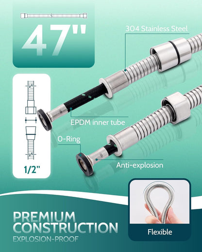 Handheld Bidet Sprayer, Adjustable Water Pressure, RV Toilet Use