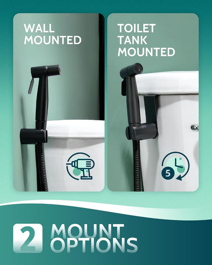 Handheld Bidet Sprayer, Adjustable Water Pressure, RV Toilet Use