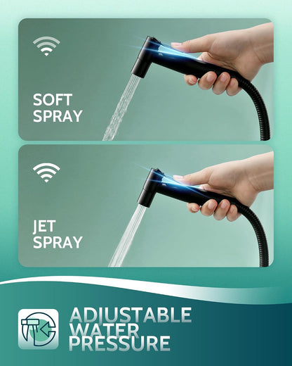 Handheld Bidet Sprayer, Adjustable Water Pressure, RV Toilet Use