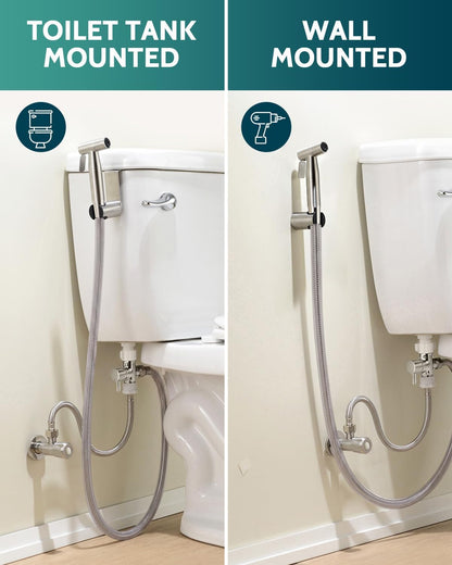 Handheld Bidet Sprayer, Adjustable Water Pressure, RV Toilet Use